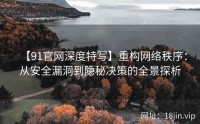 【91官网深度特写】重构网络秩序：从安全漏洞到隐秘决策的全景探析