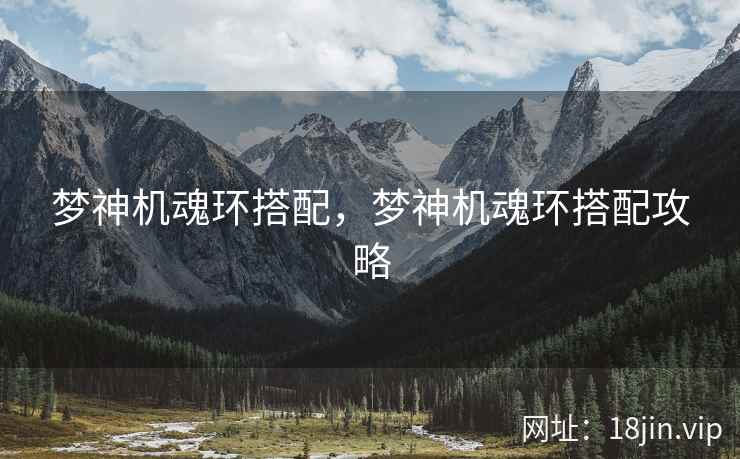 梦神机魂环搭配，梦神机魂环搭配攻略